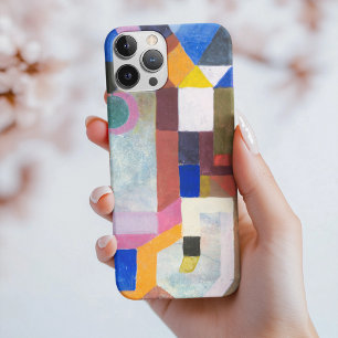 Colourful Architecture by Paul Klee, Abstract Art iPhone 15 Pro Case