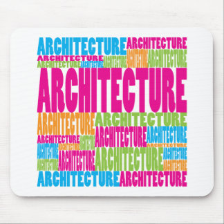 Colourful Architecture Mouse Mat