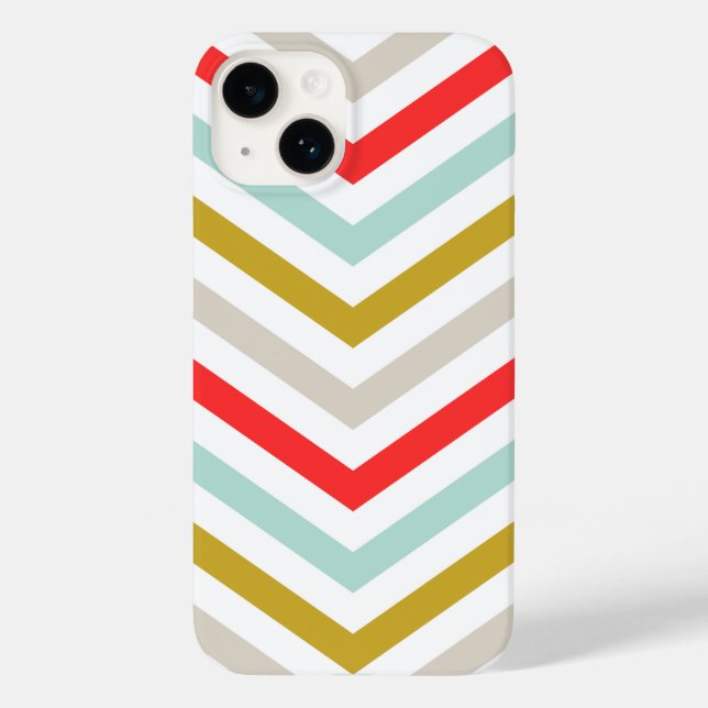 Colourful Arrow Chevron Stripes Case-Mate iPhone Case (Back)