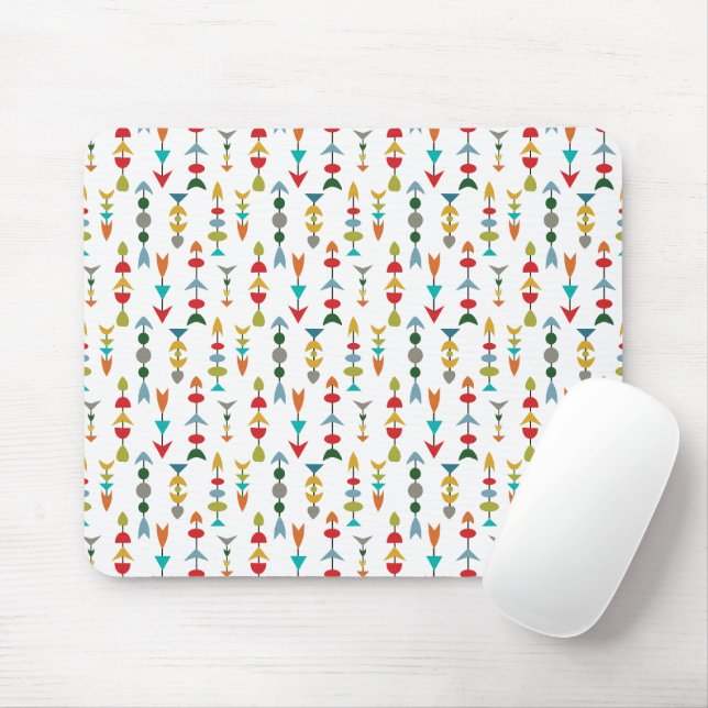 Colourful Arrows  Mouse Mat (With Mouse)