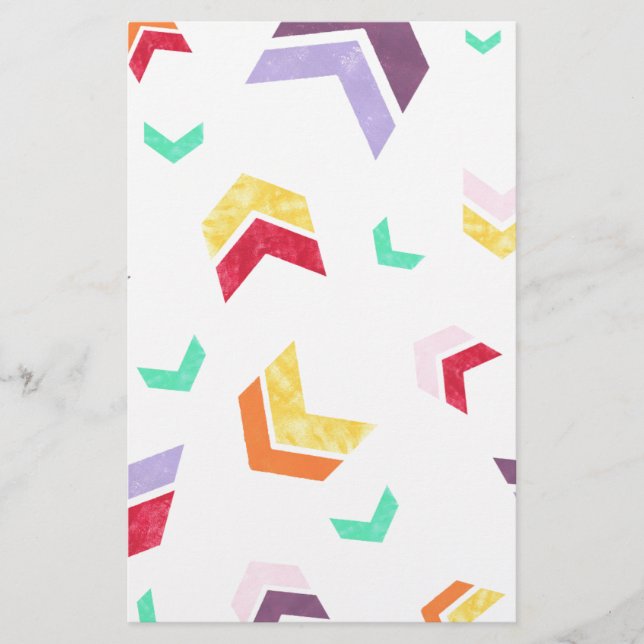 Colourful Arrows Stationery (Front)