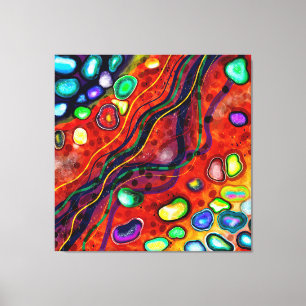 Colourful Art Abstract Canvas Print