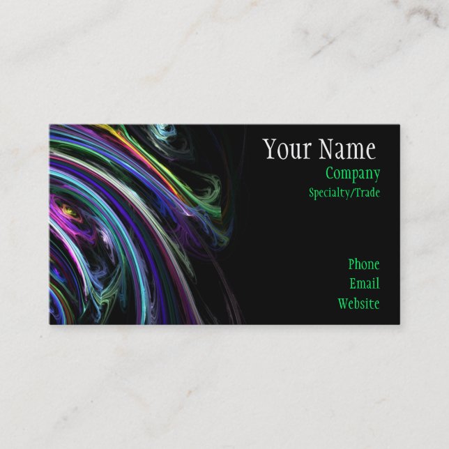 Colourful Art Business Card (Front)