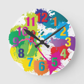 Colourful Art Clock