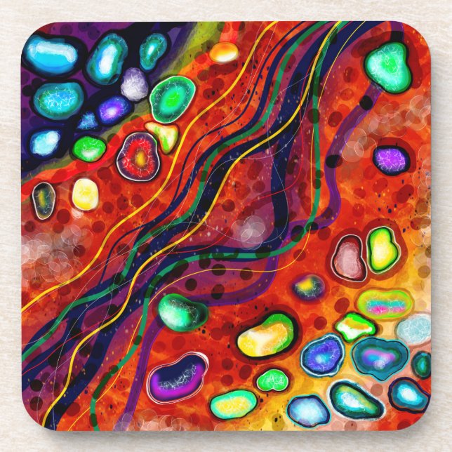 Colourful Art Coaster (Front)