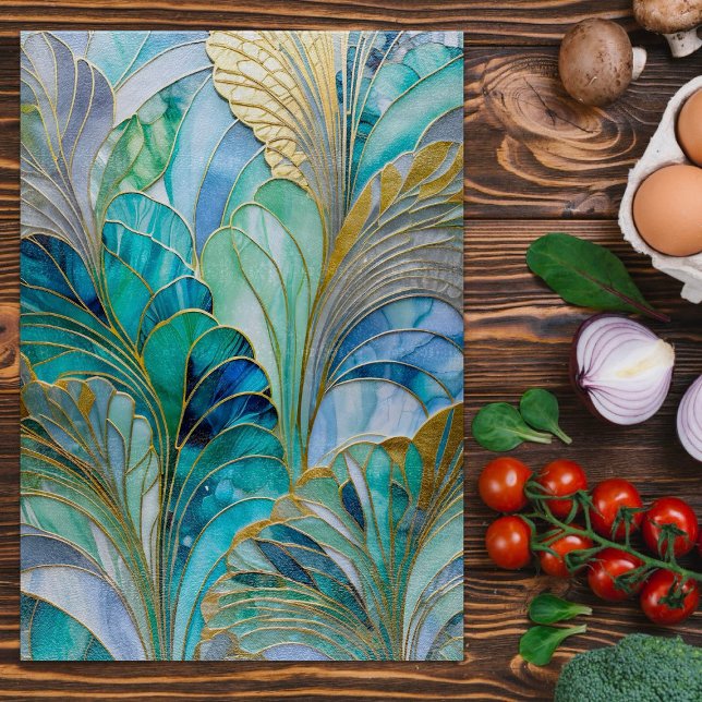 Colourful Art Deco Chopping Board (Creator Uploaded)
