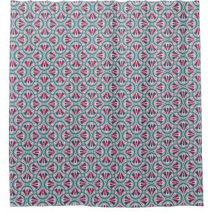 Colourful art deco pattern. shower curtain
