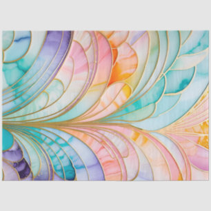 Colourful Art Deco Tissue Paper