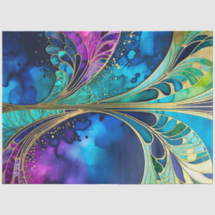 Colourful Art Deco Tissue Paper