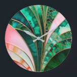 Colourful Art Deco Wall Clock<br><div class="desc">Introducing our colourful wall clock,  featuring a vibrant art deco design. Perfect for adding a splash of colour to any room,  this striking clock is as practical as it is stylish. Personalise your home décor with this unique,  eye-catching item,  available now in the Neon Violets store.</div>