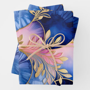 Colourful Art Deco Wrapping Paper Sheets