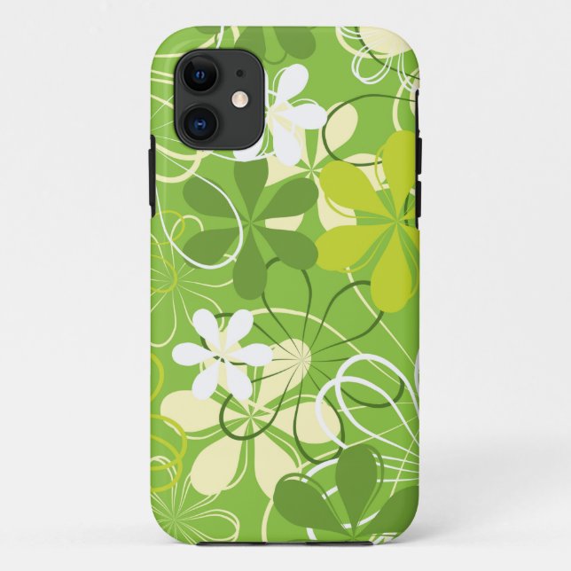 Colourful Art Illustration Nature Floral Pattern Case-Mate iPhone Case (Back)