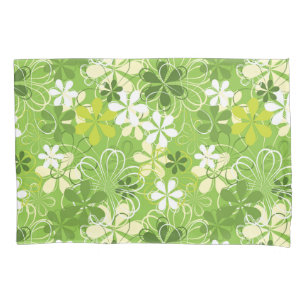 Colourful Art Illustration Nature Floral Pattern Pillowcase