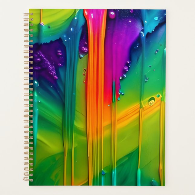 Colourful Art Lovers Undated Planner (Front)