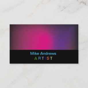Colourful Artist-Painter Business Card