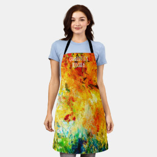 Colourful Artist Palette Apron