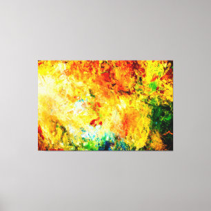 Colourful Artist Palette Canvas Print