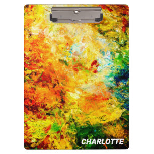 Colourful Artist Palette Clipboard