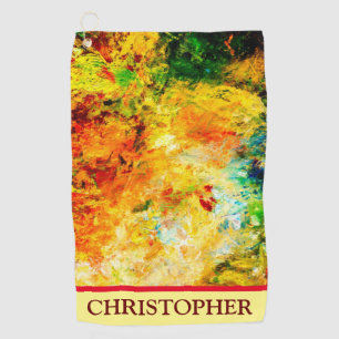 Colourful Artist Palette Golf Towel