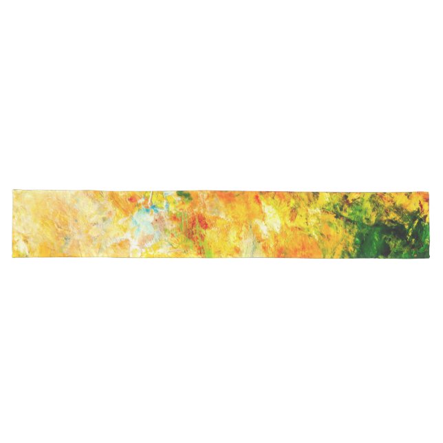 Colourful Artist Palette Long Table Runner (Horizontal)