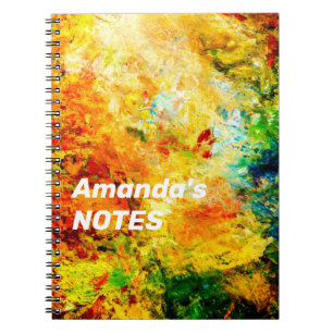Colourful Artist Palette Notebook
