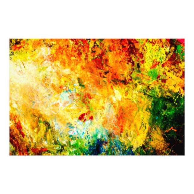 Colourful Artist Palette Photo Print (Front)