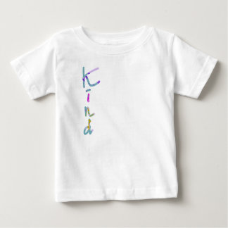 Colourful Artistic KIND Typography Inspirational Q Baby T-Shirt