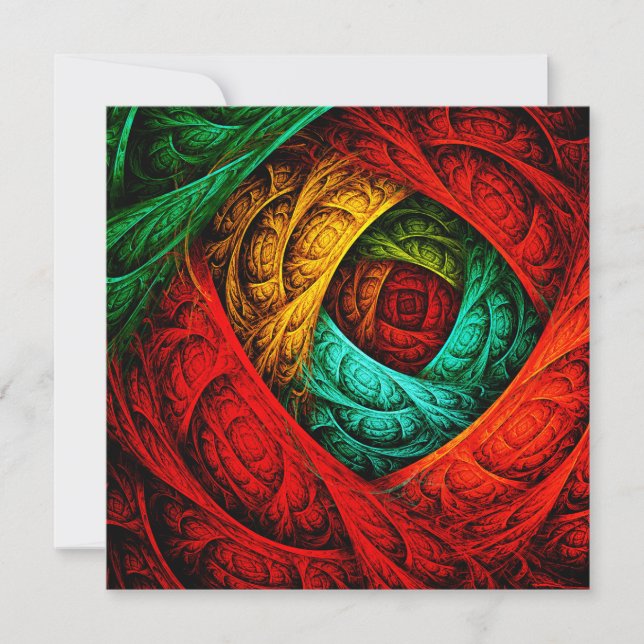 Colourful Artistic Modern Abstract Art Pattern #09 (Front)