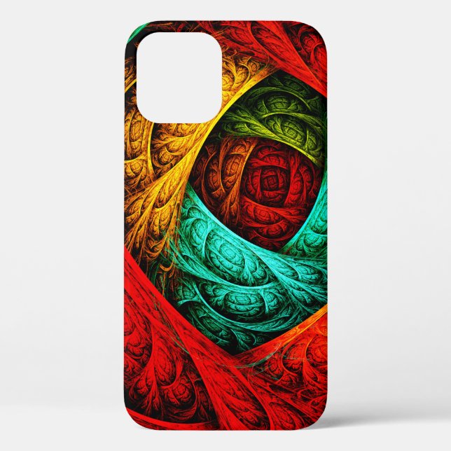 Colourful Artistic Modern Abstract Art Pattern #09 Case-Mate iPhone Case (Back)