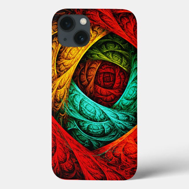 Colourful Artistic Modern Abstract Art Pattern #09 Case-Mate iPhone Case (Back)