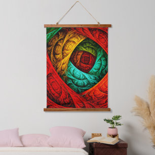 Colourful Artistic Modern Abstract Art Pattern #09 Hanging Tapestry