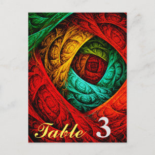 Colourful Artistic Modern Abstract Art Pattern #09 Postcard