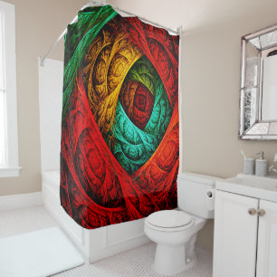 Colourful Artistic Modern Abstract Art Pattern #09 Shower Curtain