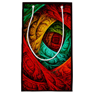 Colourful Artistic Modern Abstract Art Pattern #09 Small Gift Bag