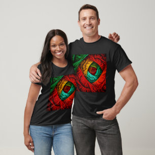 Colourful Artistic Modern Abstract Art Pattern #09 T-Shirt