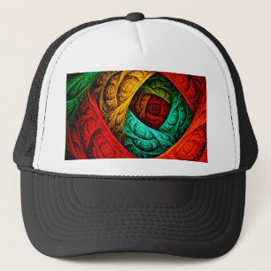 Colourful Artistic Modern Abstract Art Pattern #09 Trucker Hat