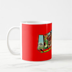 Colourful Asheville NC Mug