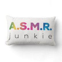 Colourful ASMR Junkie Black and White
