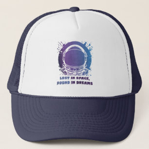 Colourful Astronaut Silhouette Trucker Hat