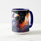 Colourful Astronaut Space Personalised Name