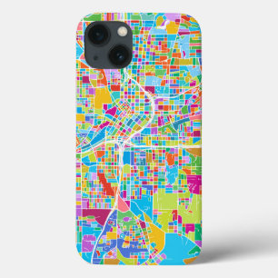 Colourful Atlanta Map iPhone 13 Case