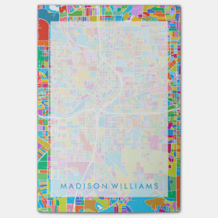 Colourful Atlanta Map Post-it Notes