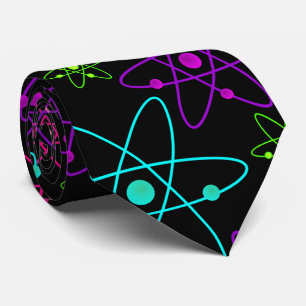 Colourful Atoms on Black Tie