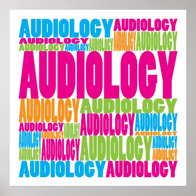 Colourful Audiology Poster (Front)