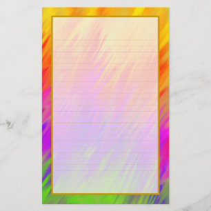 Colourful Aurora III Fine Lined Stationery