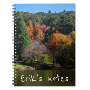 Colourful Australian Autumn Landscape Notebook