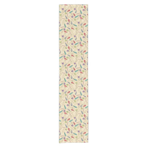 Colourful Autumn Leaf Medley Short Table Runner