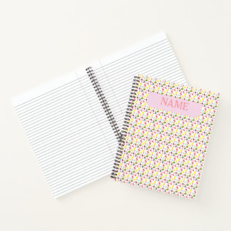 Colourful Autumn Leaves & Blossoms Notebook