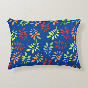 Colourful Autumn Leaves in Warm Tones Decorative Cushion