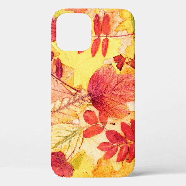 Colourful autumn leaves. Tree fallen leaf pattern. Case-Mate iPhone Case (Back)